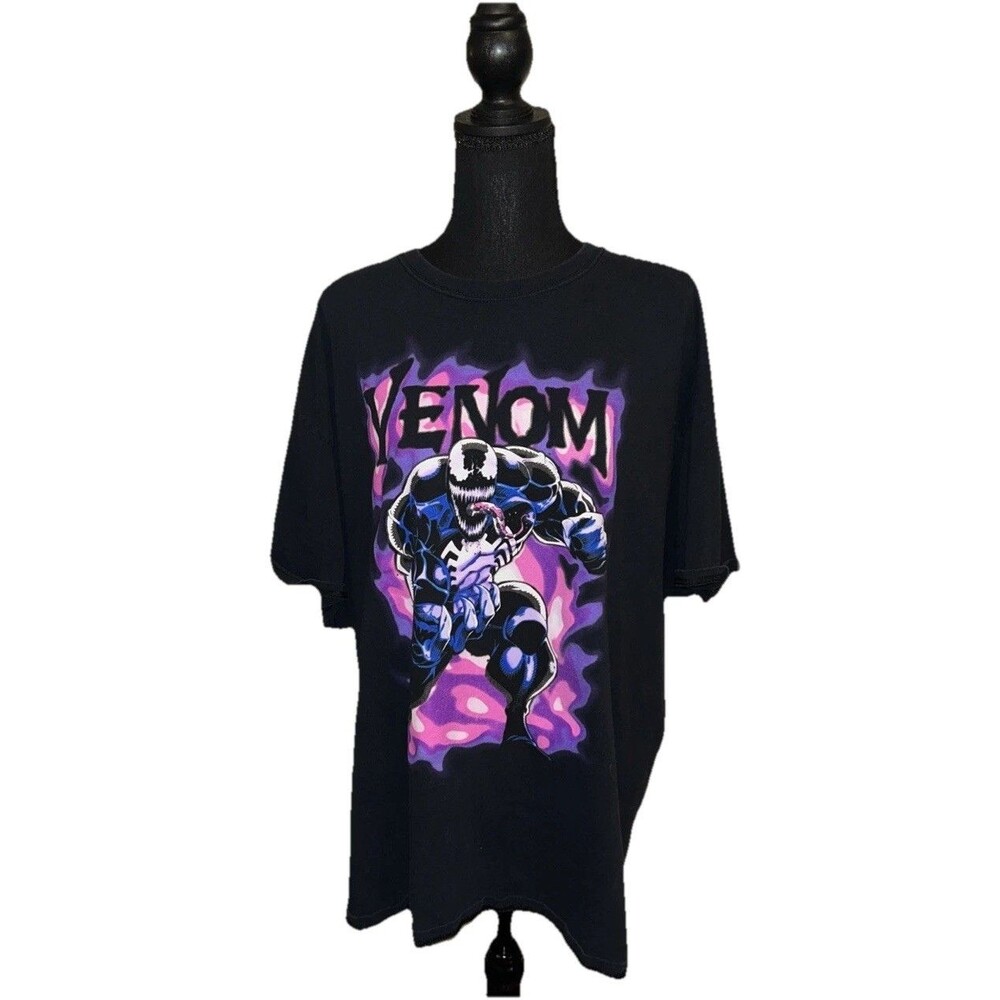 Marvel 2X Venom Short Sleeve Graphic Multicolor T-Shirt